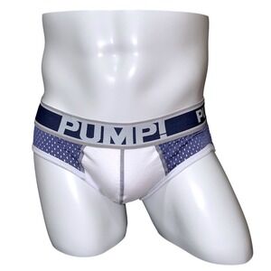 PUMP! Mesh Briefs Blue/White/Gray Size XXL (34-36) NWT